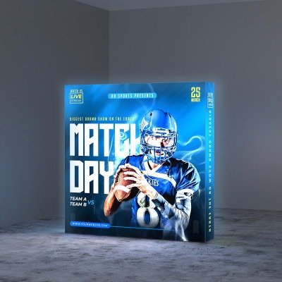 8ft SEG Backlit Popup Display gallery image